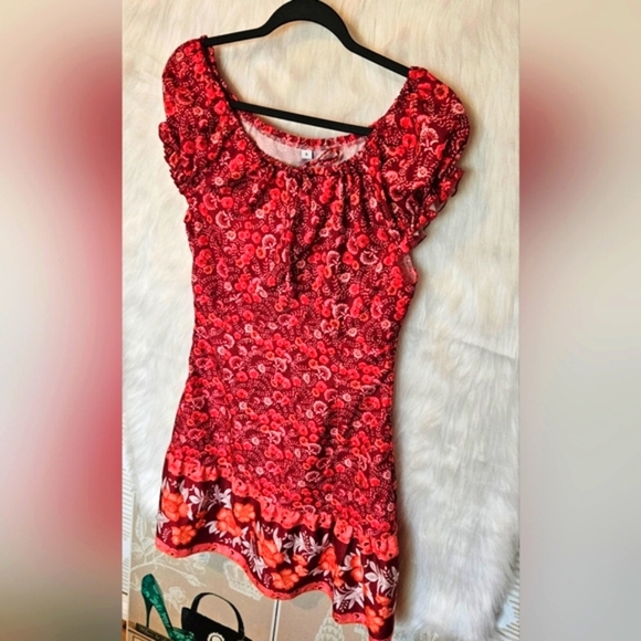 Shein Floral Cottage Mini Dress (NWOT) - Picture 2 of 6